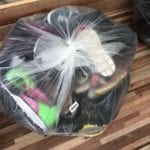 bag of used shoes